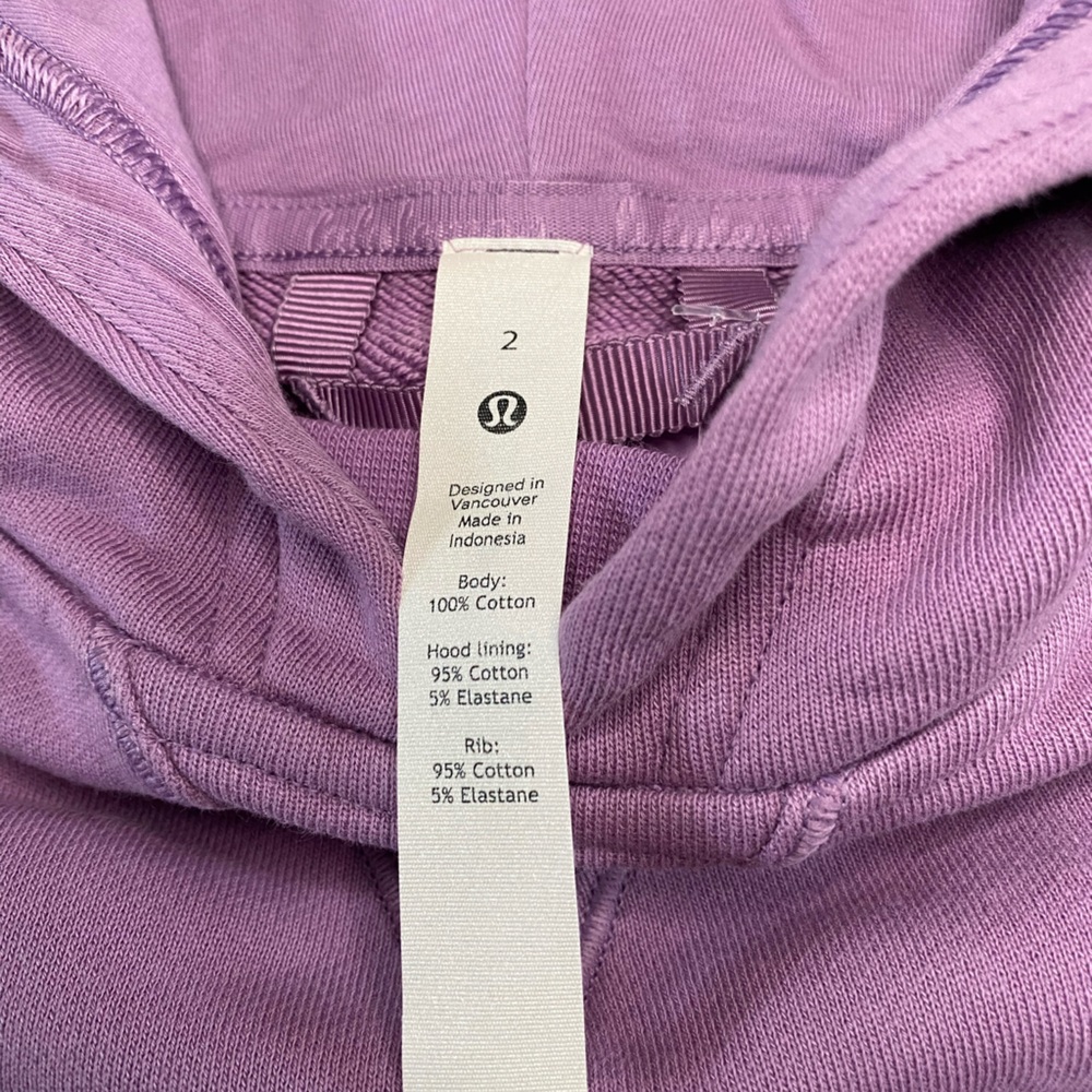 NWOT Lululemon All Yours Cropped Hoodie
Wisteria Purple - Picture 5 of 7